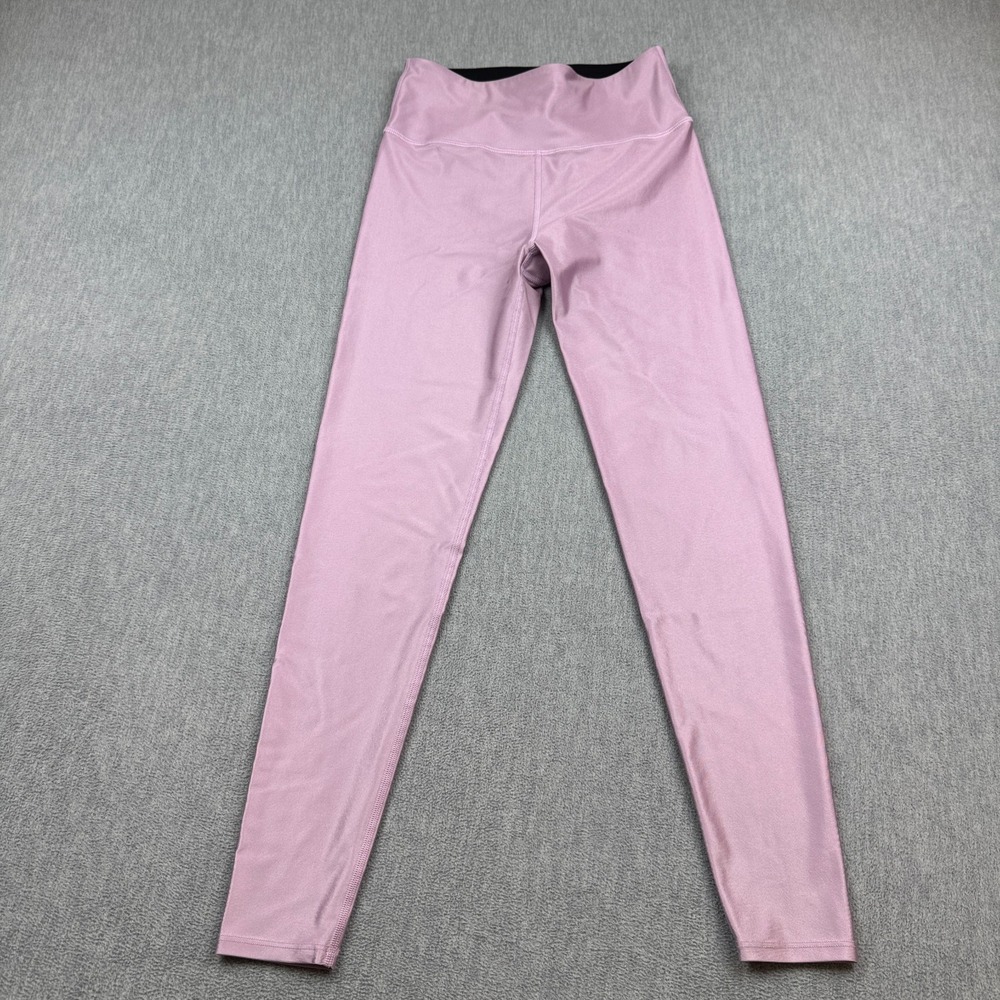 Soul Cycle Leggings Women Small Pink Shinny Athletic Gym Yoga Running Activewear